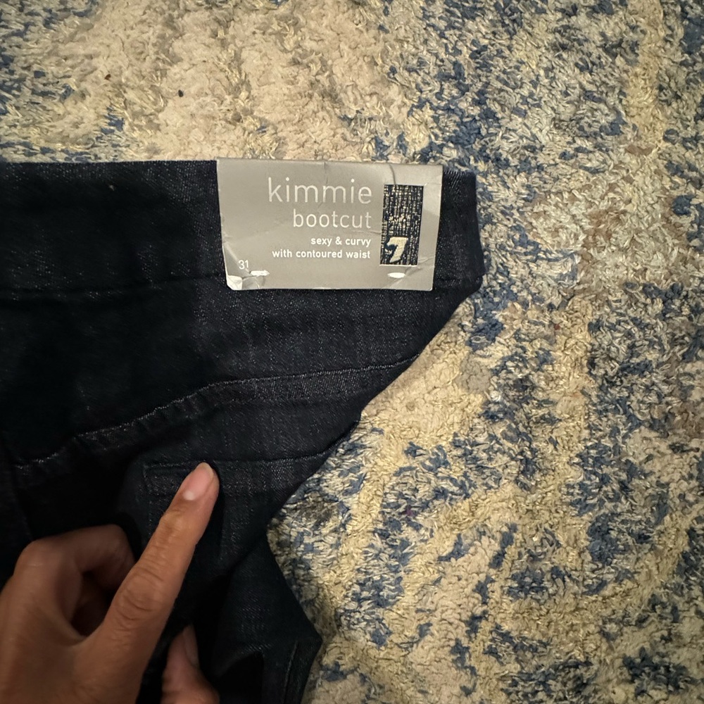 NWT 7 for mankind boot cut jeans size 31